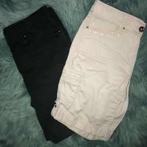 2-4-1 Khaki and Black Shorts 🌷